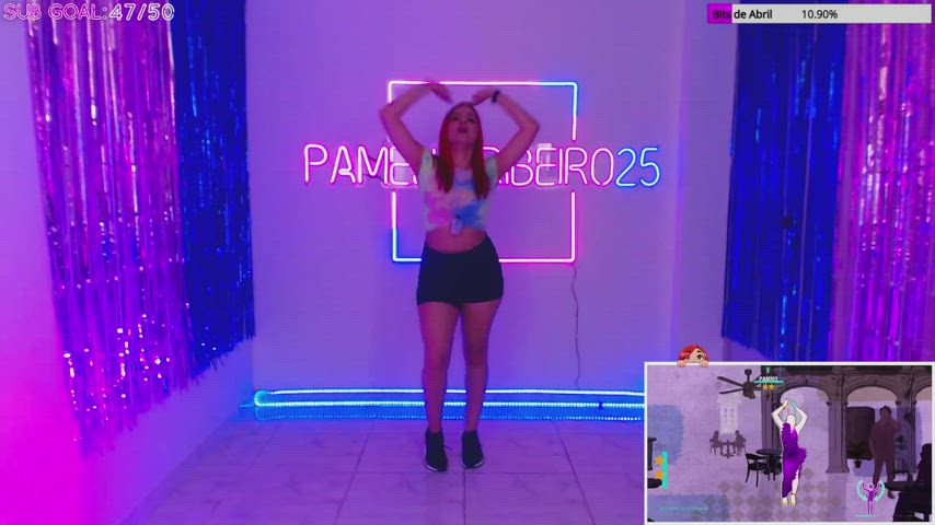 Dancing Redhead Thick gif