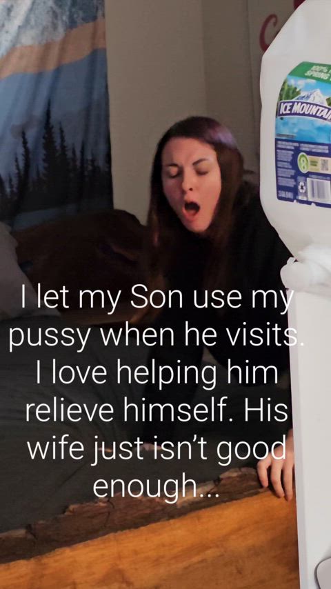 caption doggystyle freeuse milf mom standing doggy step-mom step-son subtitles voyeur