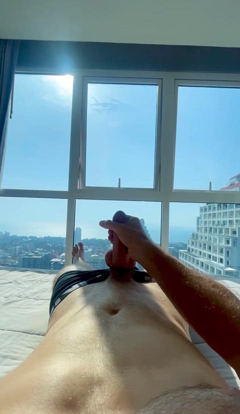 Penthouse open window play!
