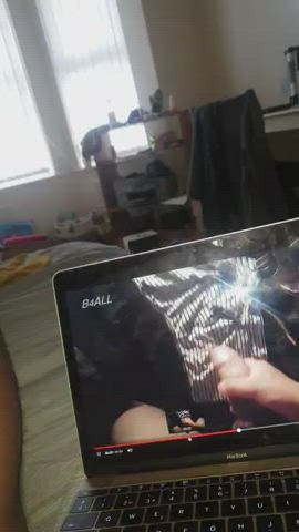 Playing with my cock, horny af