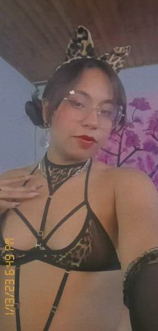 amateur big ass blowjob cum cute deepthroat ebony latina lingerie teen gif