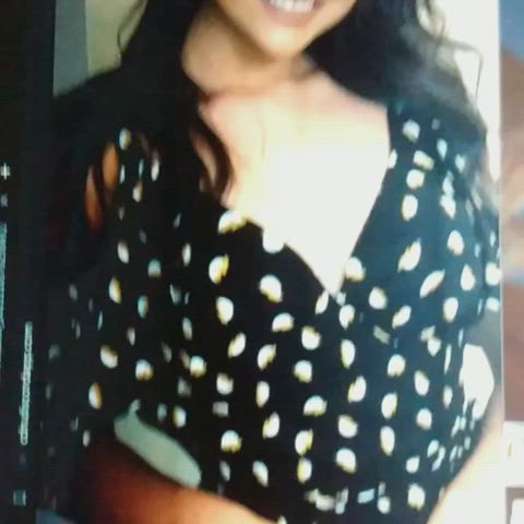 Cumshot Model Tribute gif