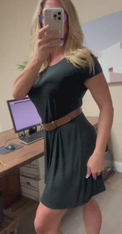 Just making sure my outfit is on point to meet a client…but oops! Did I forget