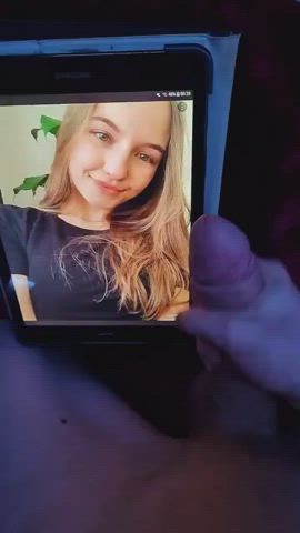 Blonde Spit Tribute gif