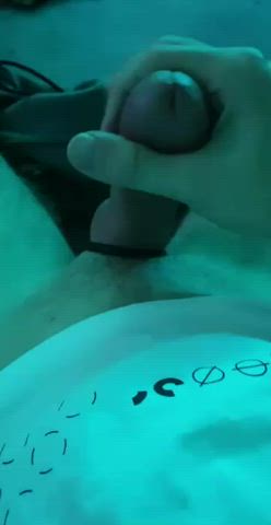 huge precum leak