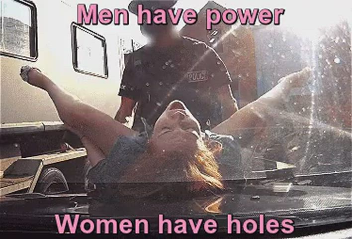 Breeding Forced Heels Outdoor Police Spreading Stranger gif