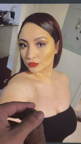 big tits hotwife tribute gif