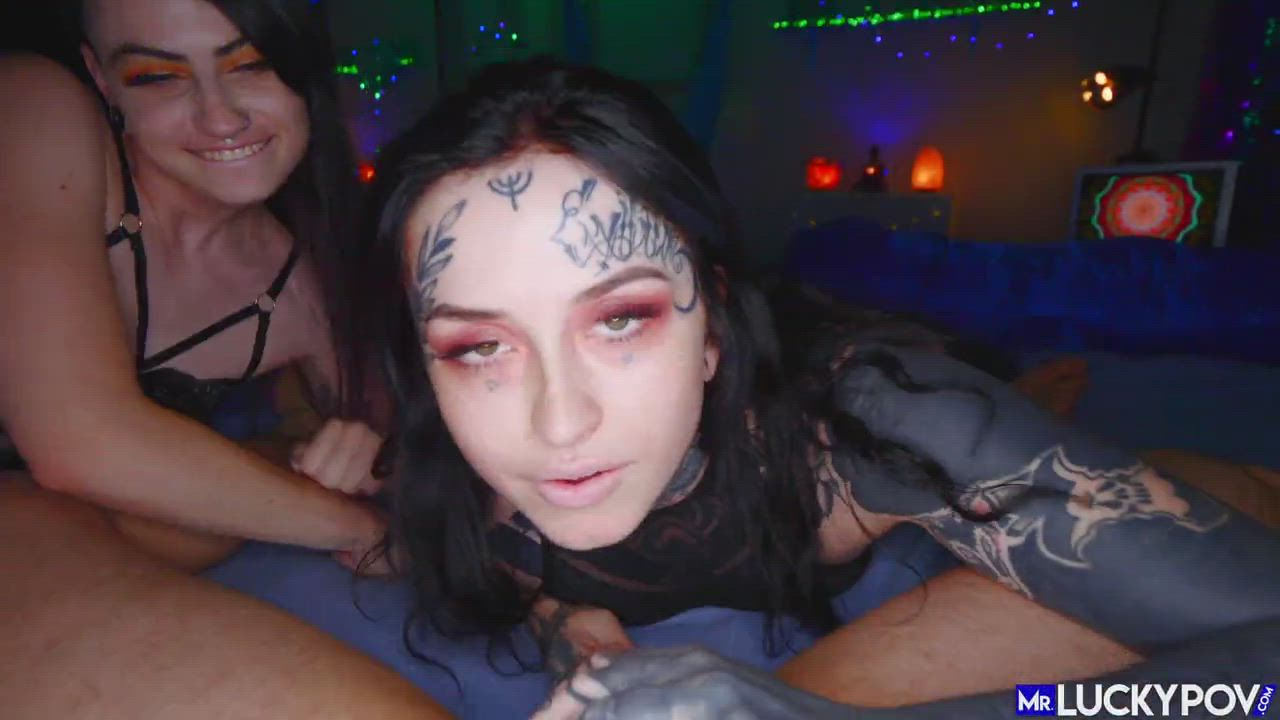 [FFM] Two Goth Sluts
