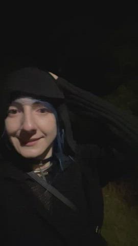 bottomless pissing public gif