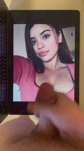 Loud moans big cumshot