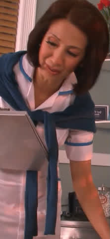Asian Cum GILF Grandpa Hypnosis Nurse gif