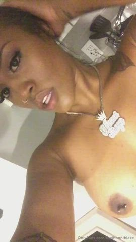 Boobs Ebony Naked Nude Pretty Thick Tits gif