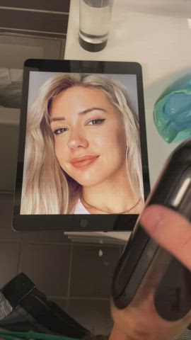 australian celebrity cum tiktok tribute gif