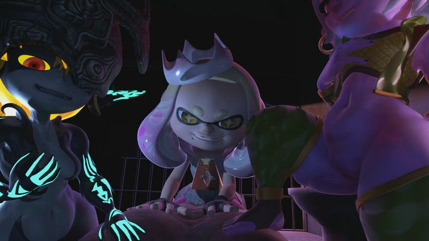 Pearl/Midna/Tristana - Femdom [Splatoon/Twilight Princess/League of Legends] (Thenaysayer34)