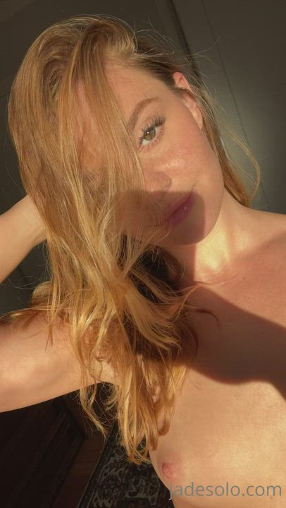 Blonde Boobs Sensual gif