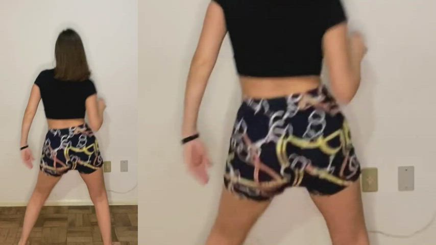 amateur ass big ass cute dance dancing teen gif