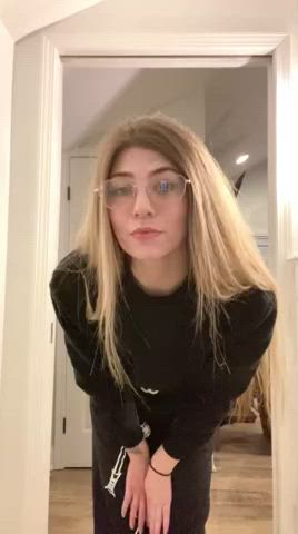 Blonde Nude TikTok gif