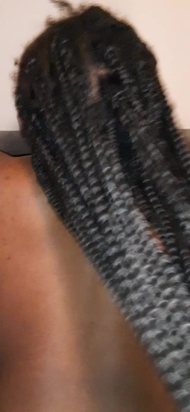 My daddy fucked me and pulled my hair until I was nothing but a stupid slut.