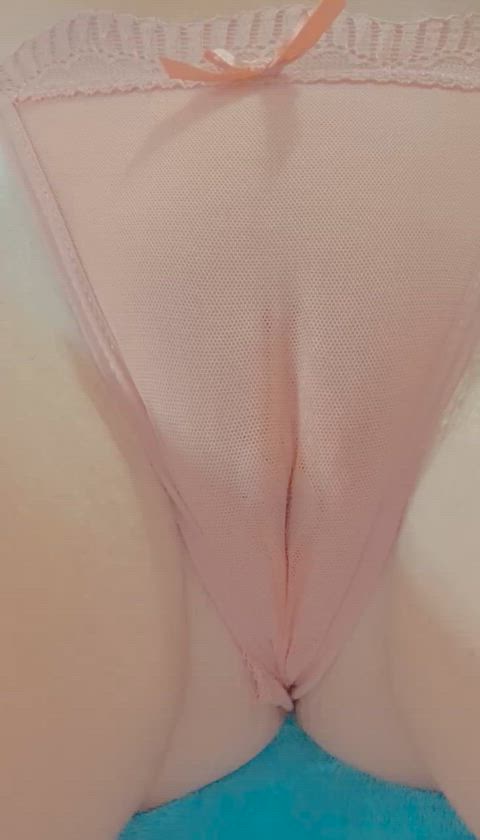 Touching my cameltoe