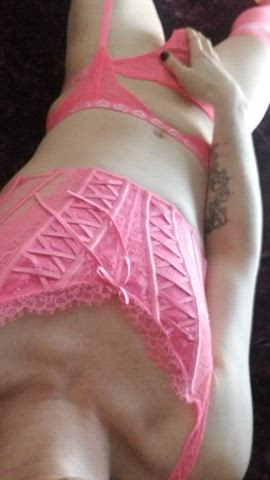 Celebrated one month on estrogen with some new lingerie