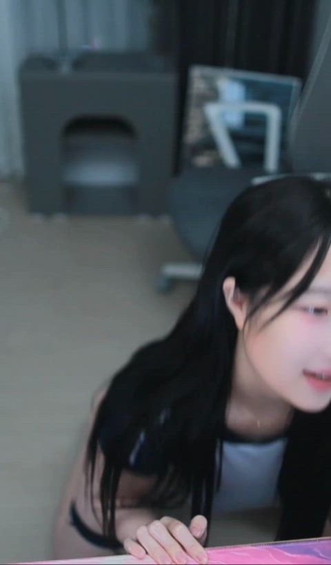 asian ass booty natural tits teen gif