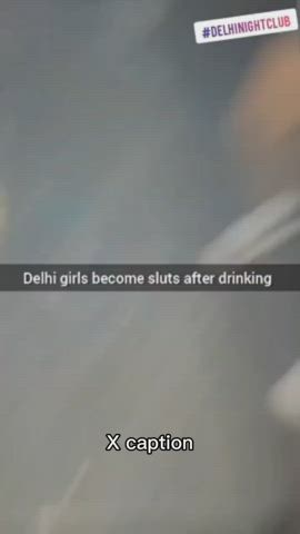 Delhi babe after drinking 