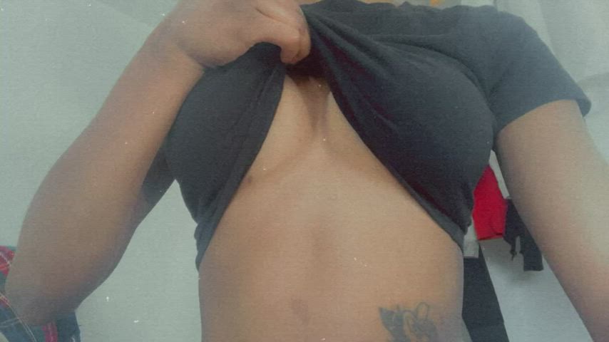 Big Tits Ebony Erect Nipples Titty Drop gif