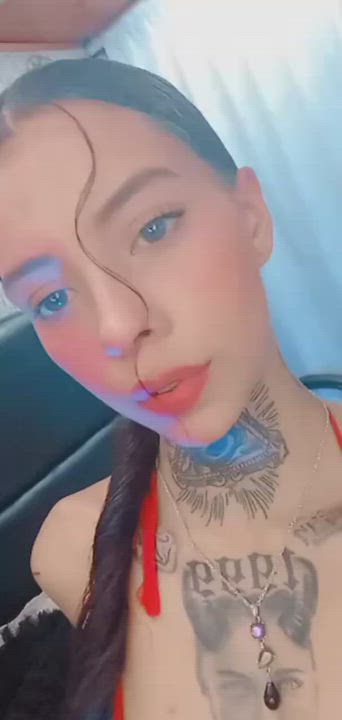 Latina Lips Tits gif