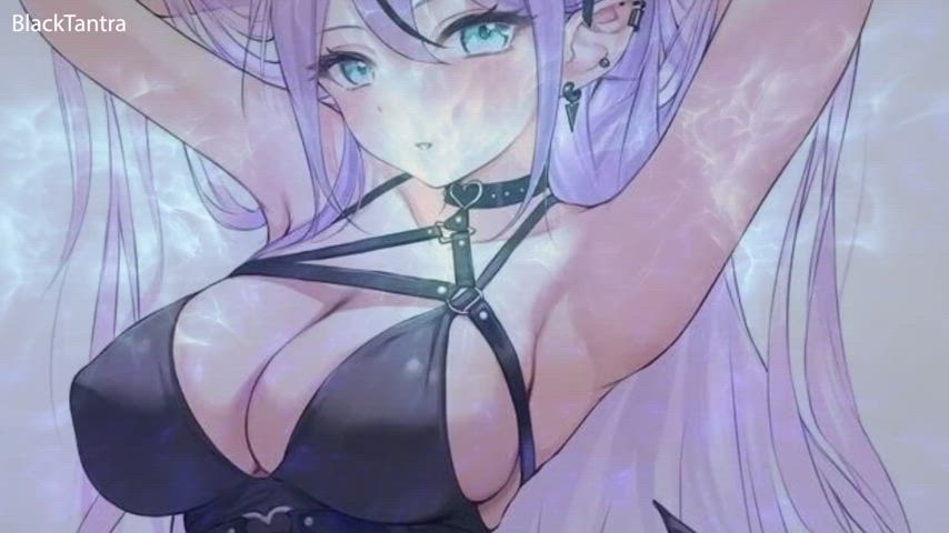 "I wonder how much precum you are going to leak for me." 😉

[HFO Hentai