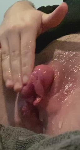 Pumped my pussy and had an amazing ruined orgasm @0:02
