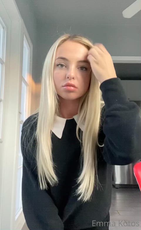 blonde slut teen tight gif