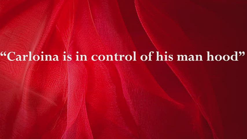 Carolina owns his manhood - cum and see how she busts his balls