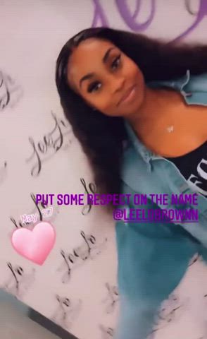 Ebony Hair Pretty gif