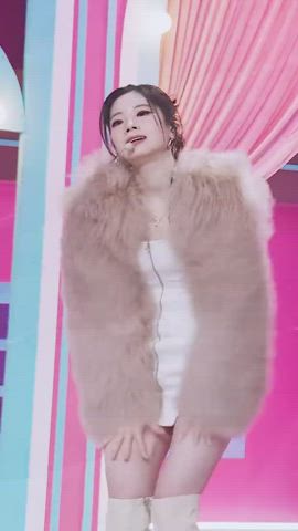 asian cute pale thighs gif
