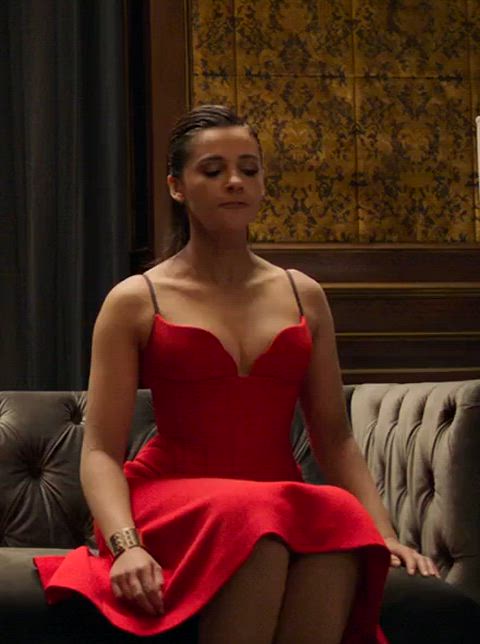 celebrity dress female naomi scott gif