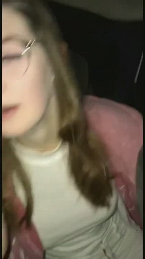 Two girls flashing out of sunroof (part 2 in comments)