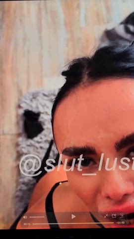 facial on cumslut
