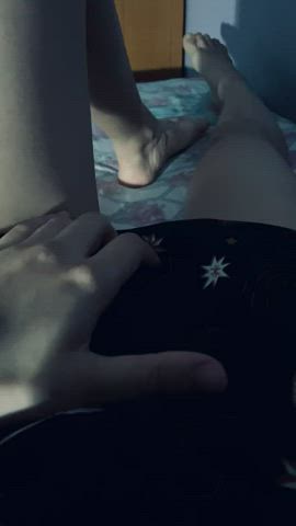 Masturbating Petite Tease gif