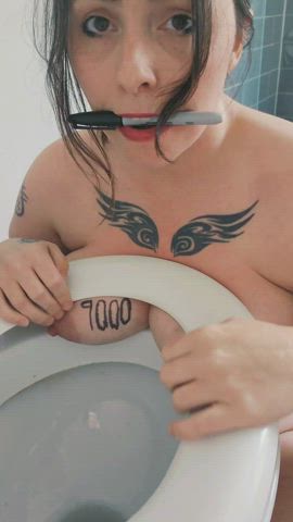 Happy 9000! I took some creative liberties with the task and ended up fucking the