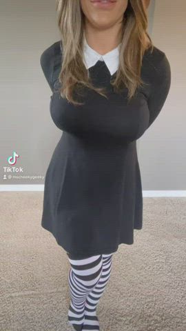 Big Tits Goth TikTok gif