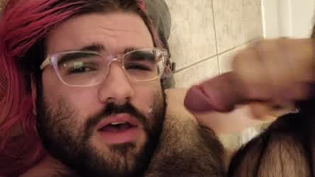 Big Dick Cum Selfie gif