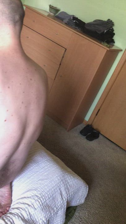 My boyfriend seeding an ass. He loves to squirt deep inside.