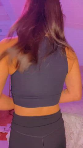 ass thong wedgie gif