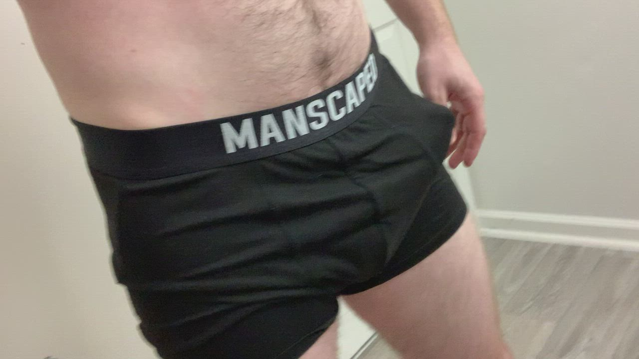 Pre-shower boner