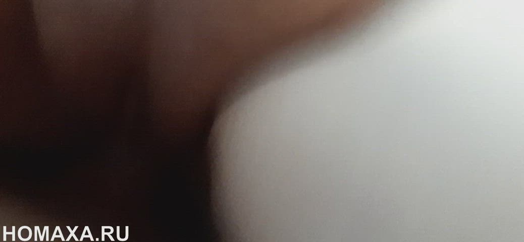 Amateur Condom Homemade MILF Masturbating Russian Sex Wife gif