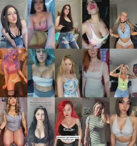 Big Tits Bouncing Tits Clothed Compilation Dancing JOI Teens TikTok gif