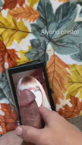 cum cumshot cute slave tribute white girl gif
