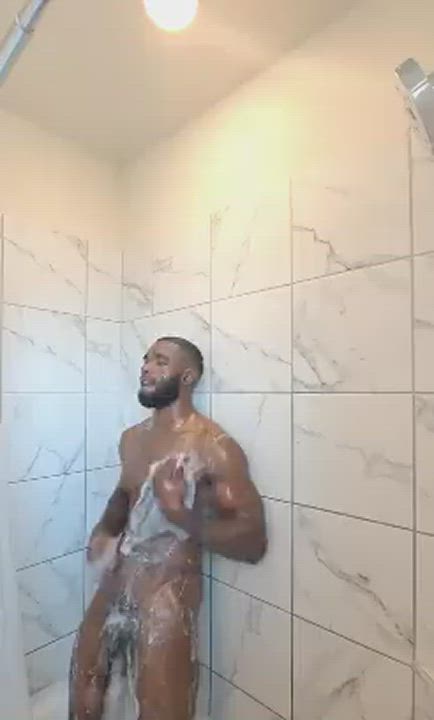 BBC Monster Cock Solo gif