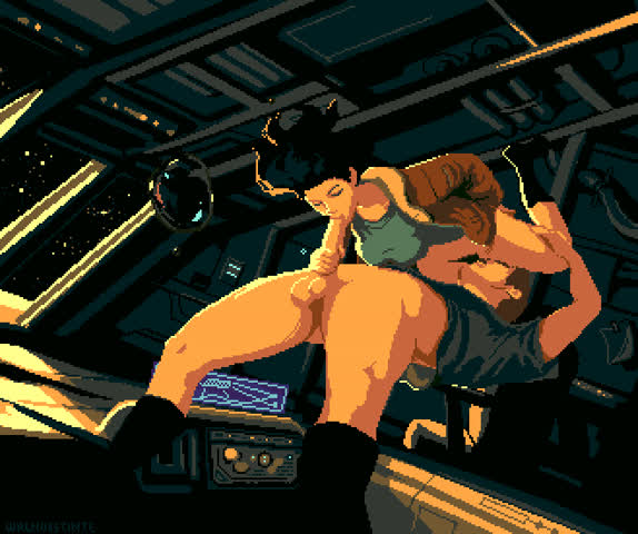 69 animation art blowjob clothed loop pussy licking rule34 saliva gif
