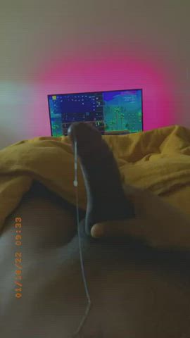 BBC Balls Big Dick Bisexual Cock Cum Cumshot Gay Masturbating gif
